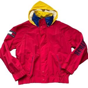 Vintage Tommy Hilfiger 90s Unisex Oversized Windbreaker Jacket (size M)